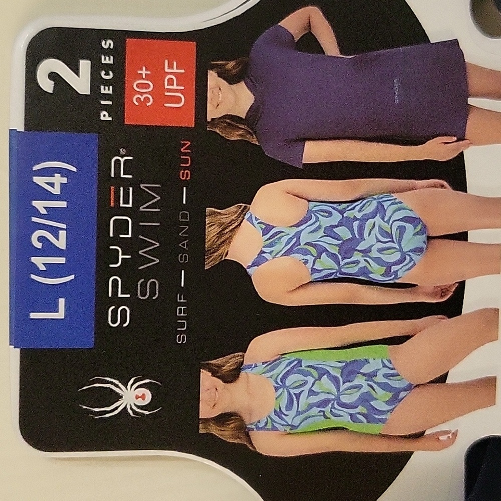SPIDER SWIM 2 PIECES 30+UPF COVER UP - Picture 2 of 6